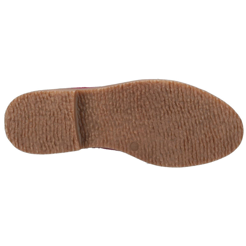 Hush Puppies Maddy Stivali In Camoscio Bordò Da Donna