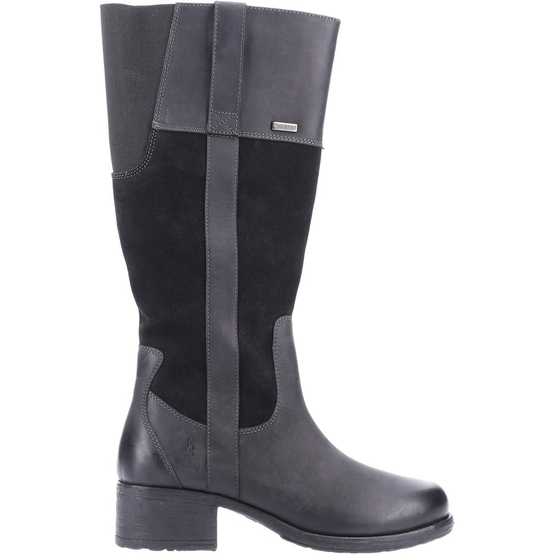 Hush Puppies Samara Stivali Da Donna In Pelle Scamosciata Neri