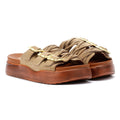 Desert Fleur Gypsum  Sandali Beige In Camoscio Da Donna
