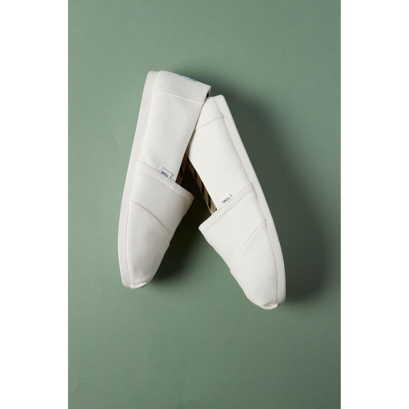 TOMS Alpargata Espadrillas Bianche Da Uomo Al 100% In Cotone