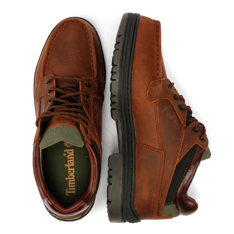 Timberland Heritage Low Lace Gore-Tex Stivali Da Uomo In Pelle Marrone.