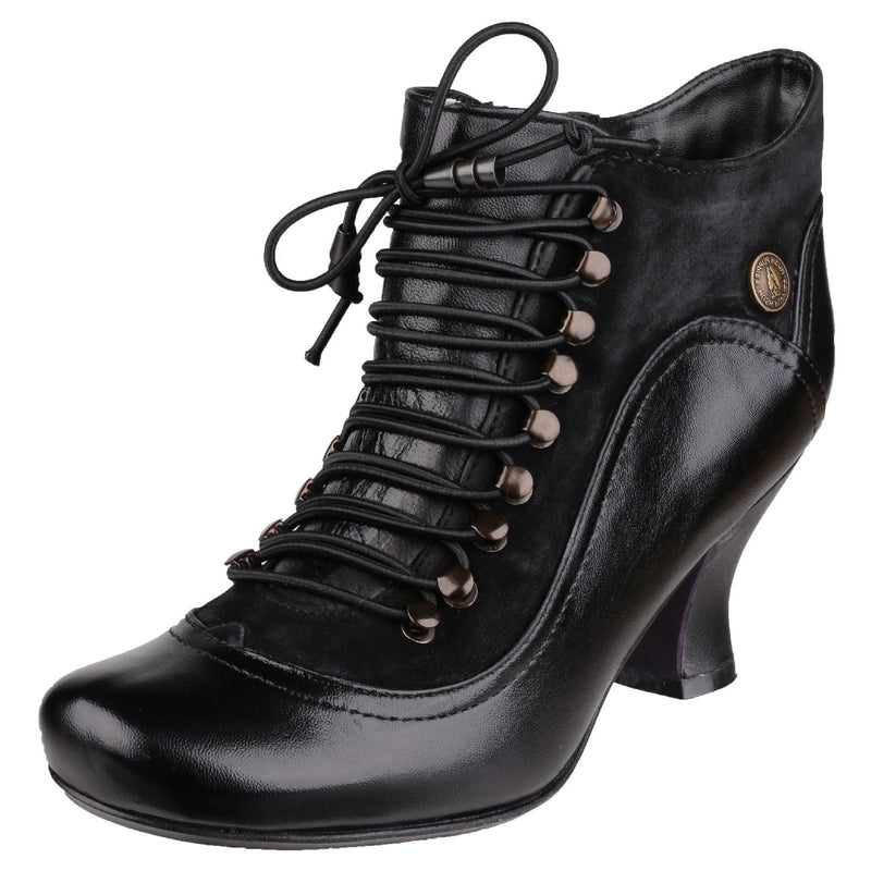 Hush Puppies Vivianna Stivali Da Donna In Pelle Nera