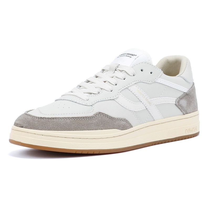 Pompeii Elan Sneakers Bianche In Pelle Da Uomo