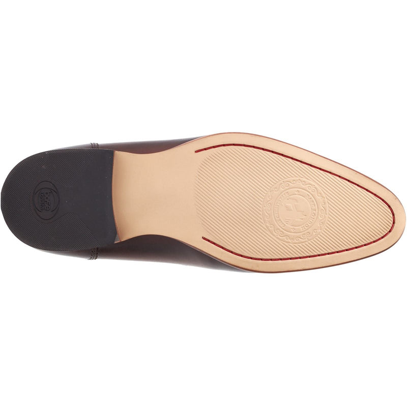 Base London Russo Scarpe Da Uomo In Pelle Marrone Bruciata