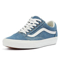 Vans Old Skool Sneakers In Denim Blu/Bianco A Fili