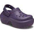Crocs Stomp Clog Ciabatte Scure In Termoplastica Per Iris Scuro