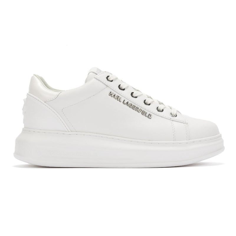 Karl Lagerfeld Kapri NFT Kounter Scarpe Da Ginnastica Bianche In Pelle Da Donna