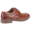 Hush Puppies Bryson Scarpe Brogue In Pelle Marrone Da Uomo