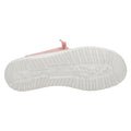 HEYDUDE Wendy Canvas Mocassini Rosa Da Donna Al 100% In Cotone