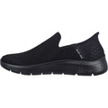 Skechers Go Walk Flex No Hands Scarpe Da Ginnastica Nere Da Uomo In Poliestere