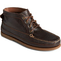 Sperry Authentic Original Boat Chukka Tumbled Stivali Da Uomo Marrone Scuro