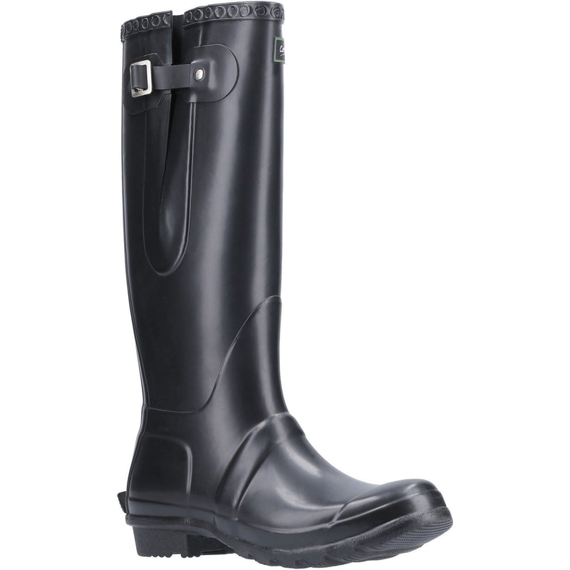 Cotswold Windsor Welly Stivali In Gomma Nera Da Pioggia