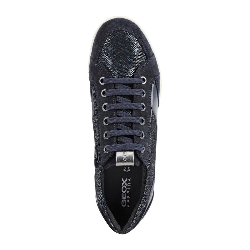 Geox Myria Sneakers Da Donna In Camoscio Blu/Navy