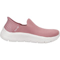 Skechers Go Walk Flex Sunset View Sneakers Da Donna In Poliestere Color Rosa