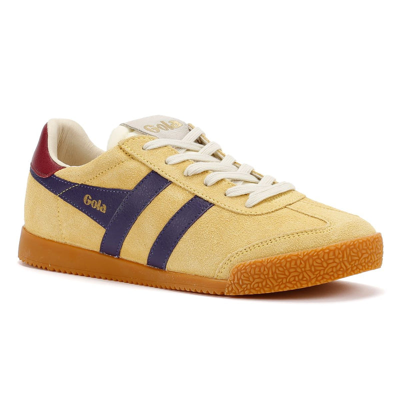 Gola Elan Sneakers Gialle Da Donna In Camoscio