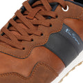 Ben Sherman Owen Retro Scarpe Da Ginnastica Marroni Da Uomo