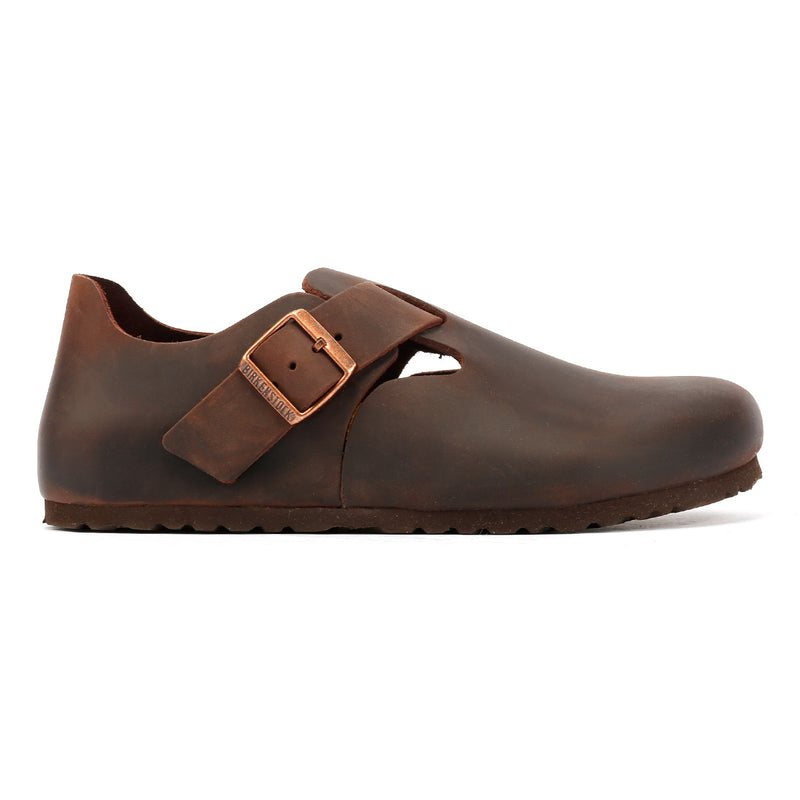 Birkenstock London Scarpe Da Donna In Pelle Marrone