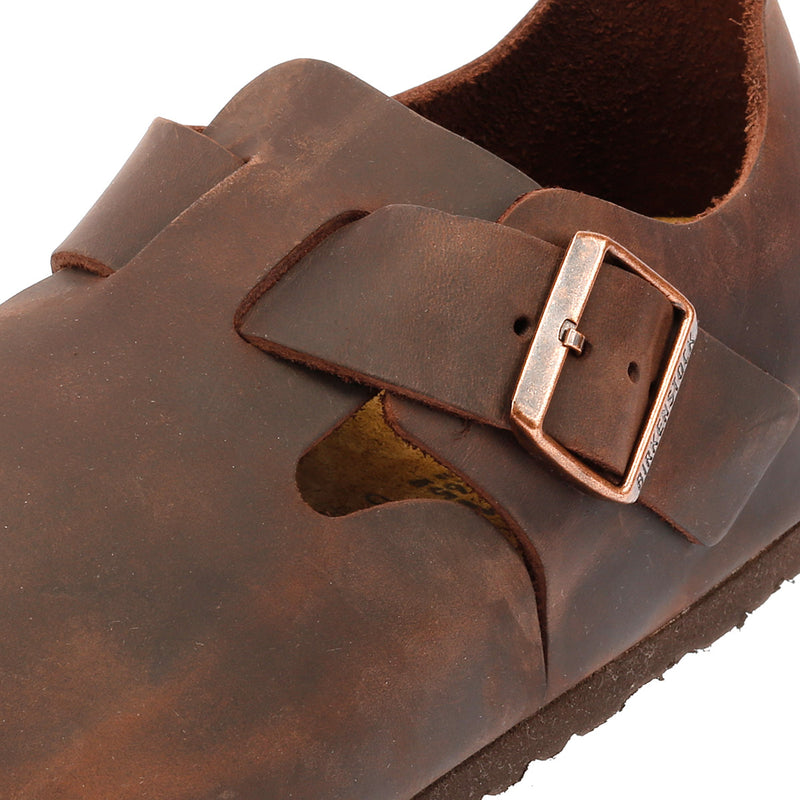 Birkenstock London Scarpe Da Donna In Pelle Marrone
