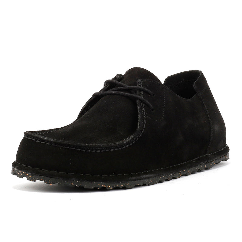 Birkenstock Utti Scarpe Da Uomo In Camoscio Nero