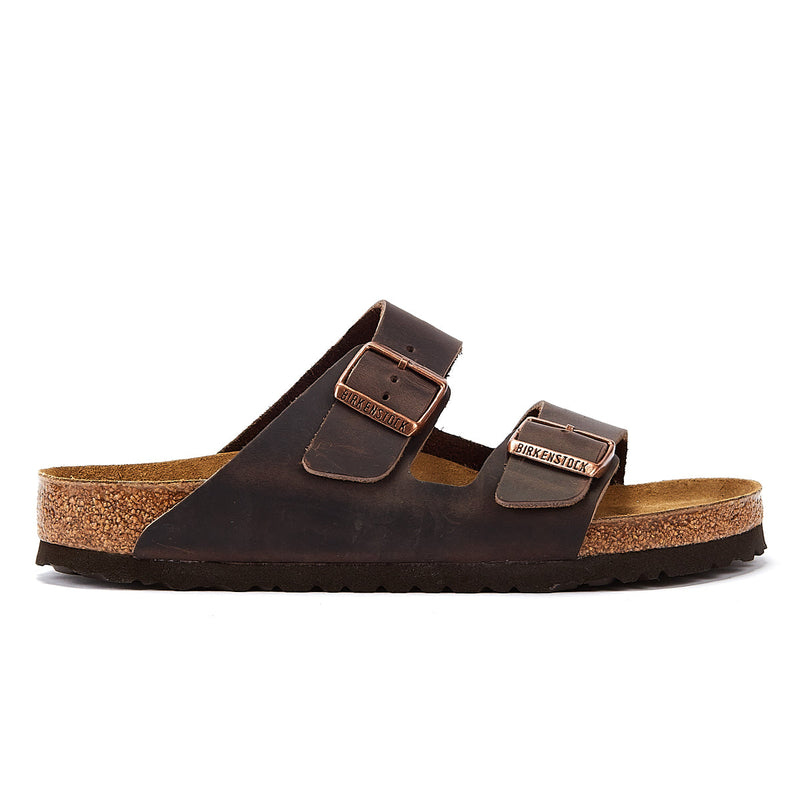 Birkenstock Arizona Birko-Flor Uomo Sandali marrone regolare