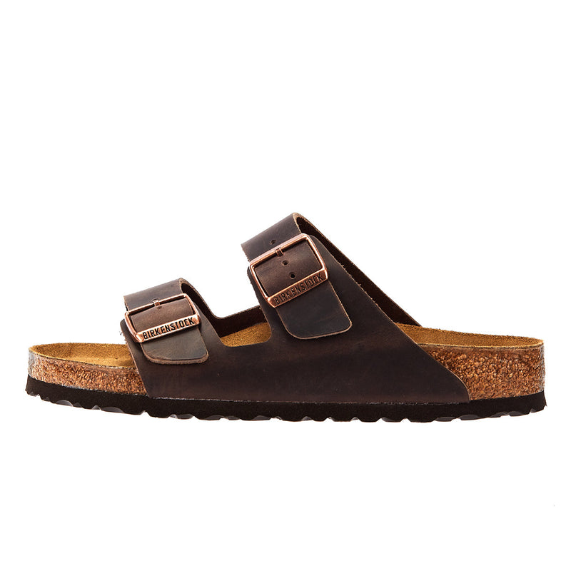 Birkenstock Arizona Birko-Flor Uomo Sandali marrone regolare