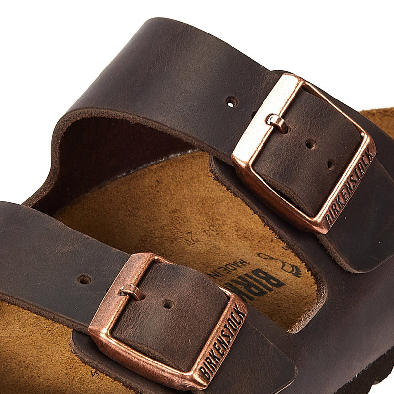 Birkenstock Arizona Birko-Flor Donna Sandali marrone regolare