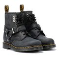 Dr. Martens 1460 Hardware Antique Stivali Neri In Pelle Da Donna