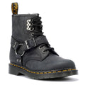 Dr. Martens 1460 Hardware Antique Stivali Neri In Pelle Da Donna