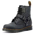 Dr. Martens 1460 Hardware Antique Stivali Neri In Pelle Da Donna