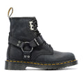 Dr. Martens 1460 Hardware Antique Stivali Neri In Pelle Da Donna