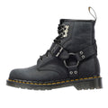 Dr. Martens 1460 Hardware Antique Stivali Neri In Pelle Da Donna