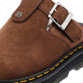 Dr. Martens Zebzag Warmlined Scarpe Comode Marroni In Camoscio