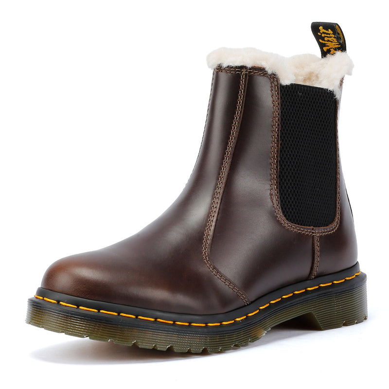 Dr. Martens 2976 Leonore Stivali Da Donna Marroni In Pelle