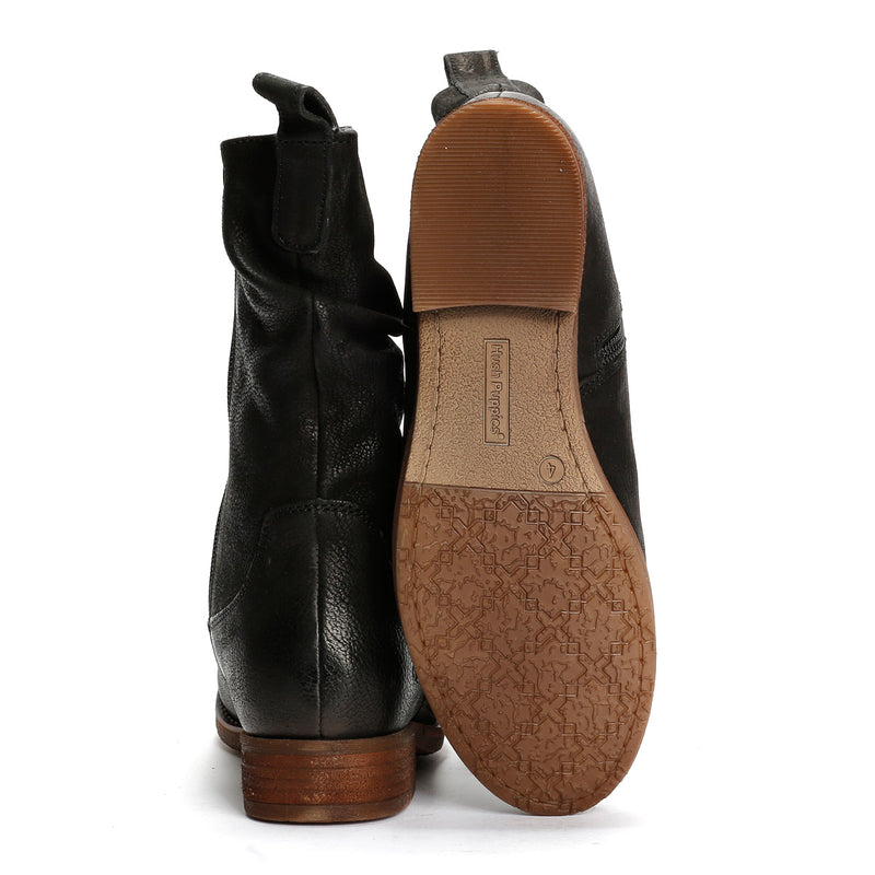 Hush Puppies Emilia Stivali Da Donna In Pelle Nera