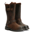 Hush Puppies Winnie Stivali Da Donna Marroni In Pelle