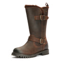Hush Puppies Winnie Stivali Da Donna Marroni In Pelle