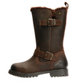 Hush Puppies Winnie Stivali Da Donna Marroni In Pelle