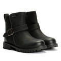 Hush Puppies Wakely Stivali Da Donna In Pelle Nera
