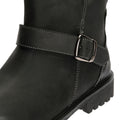 Hush Puppies Wakely Stivali Da Donna In Pelle Nera