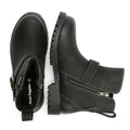 Hush Puppies Wakely Stivali Da Donna In Pelle Nera