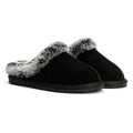 Hush Puppies Amara Pantofole Nere Da Donna In Camoscio