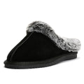 Hush Puppies Amara Pantofole Nere Da Donna In Camoscio