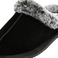 Hush Puppies Amara Pantofole Nere Da Donna In Camoscio