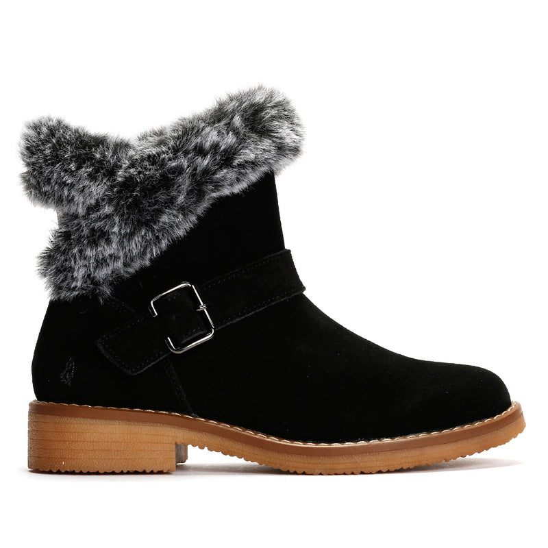 Hush Puppies Hannah Stivali Da Donna In Pelle Scamosciata Neri
