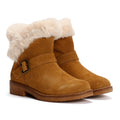 Hush Puppies Hannah Stivali Marroni In Camoscio Da Donna