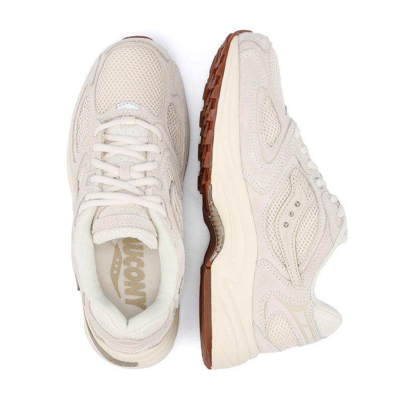 Saucony Grid Jazz 9 Sneakers In Camoscio Avorio