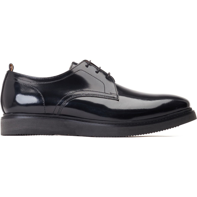 Base London Roly Scarpe Oxford Nere In Pelle Da Uomo