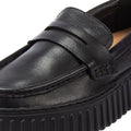 Clarks Torhill Penny Leather Women's Black Comfort Shoes