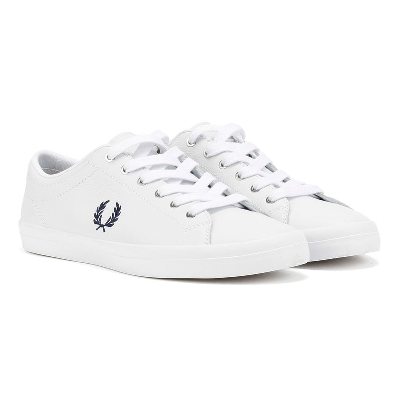 Fred Perry Baseline Sneakers Bianche In Pelle Da Uomo