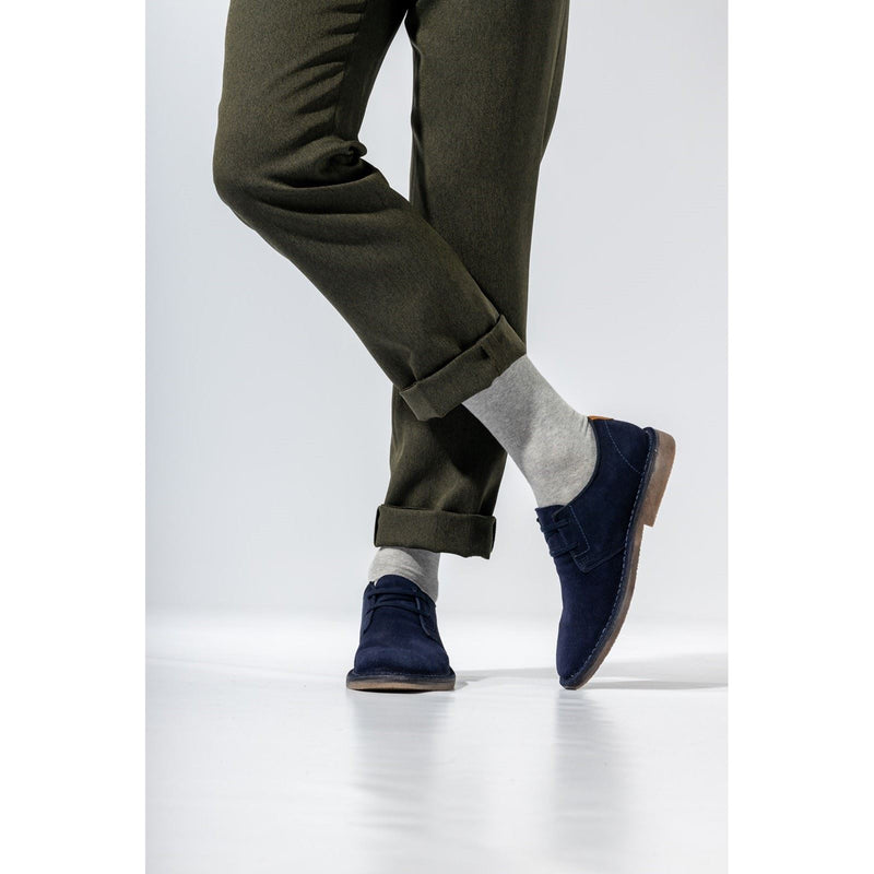 Hush Puppies Scout Scarpe Stringate In Camoscio Blu Scuro Da Uomo